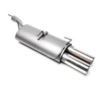 Sport Exhaust 2x76mm Round Flared with ABE for Opel Astra F-CC Kadett E-CC