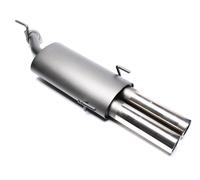 Sport Exhaust 2x76mm Round Flared with ABE for Opel Vectra B CC Caravan Type J96