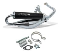 Exhaust Tecnigas Q-TRE -chrom- for motorcycle, scooter