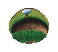 Sport Golf Ball Sunset Tree -Print Extra Large Waterproof Shower Cap-Double Layer Protection For Long/Curly Hair