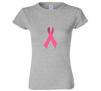 (Sport Grey, 2XL) Breast Cancer Hope Support Awareness Pink Ribbon Ladies Women T Shirt Tee Top
