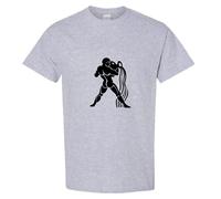 (Sport Grey, M) Aquarius Zodiac Horoscope Astrological Ganymede Hercules Men T Shirt Tee Top