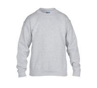 (Sport Grey, M) Gildan Childrens Crewneck Sweatshirt