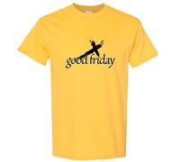 (Sport Grey, S) Easter Good Friday Cool Unique Jesus Christian God Cross Men T Shirt Tee Top