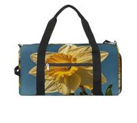 Sport Gym Bag for Women Men with Shoes Compartment and Wet Pocket,Bouquet of Daffodil Travel Duffel Bag for Travel, Sports, Fitness, Workout