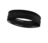 Sport Hairband Yoga Sport Nylon Headband For Women Girl Thin Sweatband Non-slip Outdoor Hairband Silicone Forehead Protect Gym Running Headwrap(Black)