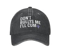 Sport Hat Don't Bullys Me I'll Cum Sports Cap Uv Protection Baseball Hat Classic Trucker Hat for Running Sport Outdoor