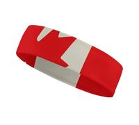 Sport Headband for Women Men Moisture Wicking Sweatband Retro Canada Flag Pattern Head Band Athletic Sweat Band for Sports Unisex Elastic Hairband for Running Basketball