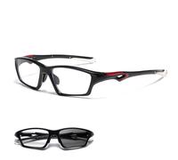 Sport Hollow Adjustable Temples Reading Glasses,Ultra-Light Photochromic Self Adjusting Anti-Blue Glasses For Women (A,+2.5)