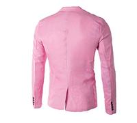 Sport Jacket Men Velvet Blazer Red Blazer 2024 New Charm Men's Casual Slim Fit One Button Suit Coat Jacket Tops Men Fashion Men'S Blazers (Pink, XXL)