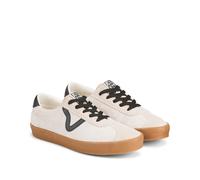 Sport Low Leather Trainers ecru/black