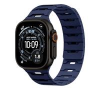 Sport Magnetic Band for Apple Watch Ultra 3/2/1 49mm 46mm 45mm 44mm 42mm 41mm 40mm 38mm Men Women, Sport Loop Silicone Bracelet Watch for iWatch Bands Series 10 9 8 7 6 5 4 3 SE 3/2/1, 04-Midnight