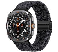 Sport Magnetic Bands Compatible with Samsung Galaxy Watch 8 Band 40mm 44mm/Galaxy Watch 8 Classic 46mm/Galaxy Watch Ultra/Ultra (2025) Band 47mm,Stretchy Nylon Braided Strap Wristband for Women Men