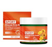 Sport Massage Body Butter with Arnica - Muscle Recovery Cream for Athletes & Active Lifestyle - Deep Tissue Massage Balm for Sore Muscles, Joints & Post-Workout Relief - Natural Moisturising Formula