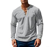 Sport Men's Casual Sweatshirt Featuring a Unique Fabric Blend and Stylish Design Elements (2XL Light grey)