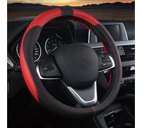 Sport Microfiber Leather Car Steering Wheel Cover for Mitsubishi Space Star 2013-2018 2019-2026 | Ergonomic Soft Grip Anti-Slip Breathable Protector