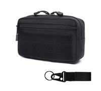 Sport Molle Pouch, 1000D Nylon Utility Tool Pouch with Belt Carabiner Waterproof Gadget Storage Bag for Vest Backpacks