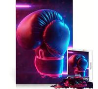 Sport Neon Boxing Glove Teenagers 1000 Piece Jigsaw Puzzle Brain Challenge Toy Shared Fun Clear Cut Warm Surprise 50x75cm