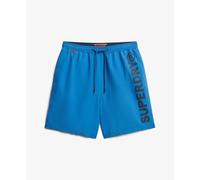 Sport-pattern swim shorts Superdry Bleu M
