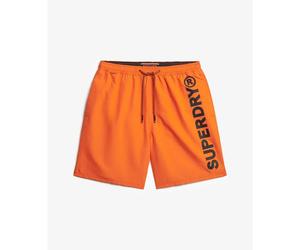 Sport-pattern swim shorts Superdry Orange M