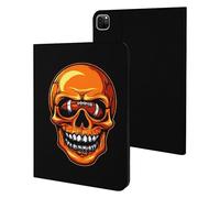 Sport Rugby Footballer Skull Football Cute Tablet Case Unisex Slim Hard Protective Cover Compatible with iPad 9th/ 8th/ 7th