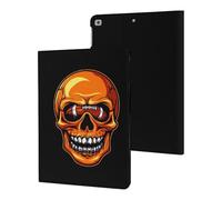 Sport Rugby Footballer Skull Football Cute Tablet Case Unisex Slim Hard Protective Cover Compatible with iPad 9th/ 8th/ 7th