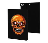 Sport Rugby Footballer Skull Football Cute Tablet Case Unisex Slim Hard Protective Cover Compatible with iPad 9th/ 8th/ 7th