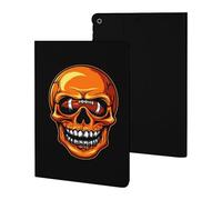Sport Rugby Footballer Skull Football Cute Tablet Case Unisex Slim Hard Protective Cover Compatible with iPad 9th/ 8th/ 7th