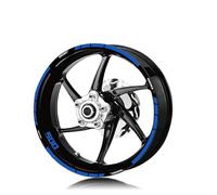 Sport Scooter Motorcycle Front Rear Rim Wheel Reflective Sticker Decal Tire Decorative Decal Kit Set for CB500FA Cb500 FA(Blue)