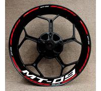 Sport Scooter Motorcycle Wheel Decal Decoration for Y&amaha MT-09 Mt09 Protection Rim Sticker Reflective and Waterproof(Style 21)
