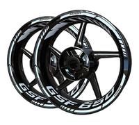 Sport Scooter Motorcycle Wheel Sticker Wheel Sticker Decal Accessories for Suzuki GSF650 GSF 650 Bandit Set(Style 3)