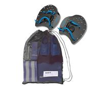Sport Set Power Swim Paddle - Swimming Training Hand Paddle Large with Mesh Swim Bag - Black