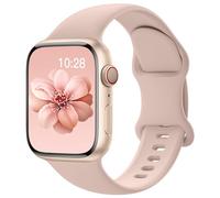 Sport Silicone Band Compatible with Apple Watch Bands 40mm 38mm 41mm 44mm 45mm 42mm 49mm Women Men,Soft Wristband Waterproof Replacement Sport Strap for iWatch Bands Series 9 8 7 6 5 4 3 2 1 SE Ultra
