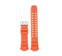 Sport Silicone Band Strap Fit For Casio G-SHOCK 5121 GW-3500B GW-3000B GW-2000 Watch Accessories(Orange sivler)