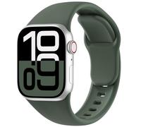 Sport Silicone Compatible with Apple Watch Strap 41 mm 40 mm 38 mm 46 mm 45 mm 44 mm 42 mm 49 mm Women Men Soft Replacement Straps for iWatch Series 10 9 8 7 6 5 4 3 2 1 SE Ultra
