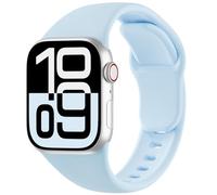 Sport Silicone Compatible with Apple Watch Strap 41 mm 40 mm 38 mm 46 mm 45 mm 44 mm 42 mm 49 mm Women Men Soft Replacement Straps for iWatch Series 10 9 8 7 6 5 4 3 2 1 SE Ultra, 42/44/45/46/49mm