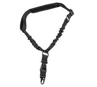 Sport Sling Adjustable 1 Point Strap Outdoor Nylon Sling with Shoulder Pad Black nylon sport adjustable outdoor 1 point slingsport