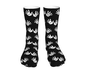 Sport Socks Umbrella-Academy - Klaus-Hands Stretchy Running Socks Durable Casual Sock For Womens Tennis Cycling 8.5X40Cm