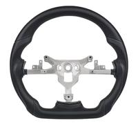 sport steering wheel Compatible With Chevrolet For Corvette C6 Z06 ZR1 2006 2007 2008 2009 2010 2011 Carbon Fiber Steering Wheel Racing Sport Wheel(Black)