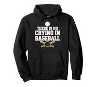 sport sticks design funny there is no crying in baseball Pullover Hoodie