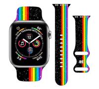 Sport Strap Compatible with Apple Watch Band | 38mm 40mm 41mm 42mm 44mm 45mm 46mm 49mm,Adjustable Silicone Wristbands for iWatch Ultra Series 11 10 9 8 7 6 5 4 3 2 1 SE