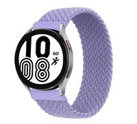 Sport Straps Compatible for Samsung Galaxy Watch 3 45mm/Galaxy Watch 46mm/Gear S3 Frontier Classic, 22mm Nylon Fabric Bracelet Band for Huawei Watch 3 pro/GT/GT2/GT3, lavender 22mm-L