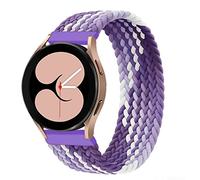 Sport Straps Compatible for Samsung Galaxy Watch 3 45mm/Galaxy Watch 46mm/Gear S3 Frontier Classic, 22mm Nylon Fabric Bracelet Band for Huawei Watch 3 pro/GT/GT2/GT3, Grape purple 22mm-L