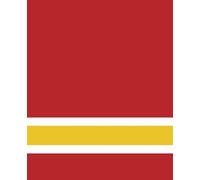 Sport Stripe Composition Notebook: College-Ruled, 100 pages, Kansas City Football Themed (Red & Gold)