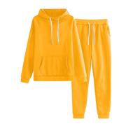 Sport Suit Women Solid And Tracksuit Sweatshirt Hooded Women Suits Sets Set Piece