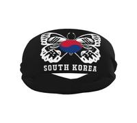 Sport Sweatband for Men Women Butterfly South Korea Korean Flag Quick Dry Headbands Non Slip Sweat Proof Hairband Breathable Headwear for Running