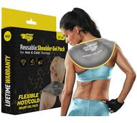 Sport Temp Reusable Ice Packs - Flexible When Frozen for Injuries, Hip, Shoulder, Back, Knee - Hot & Cold Therapy Compress to Reduce Swelling, Bruises, Surgery, Heat & Cold (Shoulder (23x8), 1, Count)