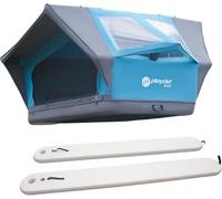 Sport Tent Rooftop Tent for SUV Truck Jeep Van with Air Mattress and Aluminum Ladder- Waterproof Inflatable Roof Tents for 2-3 Person,Easy Setup (Tent with Two Aerostat Airbags)