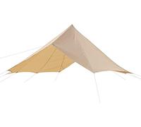 Sport Tent Waterproof Oxford Top Tarp Sunshade for Camping Cotton Canvas Bell Tent (Beige, For 6M/19.6ft Tent)