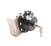 Sport Universal Adjustable Fuel Pressure Regulator Type with Gauge AN6 1/8NPT Fitting(Silver)